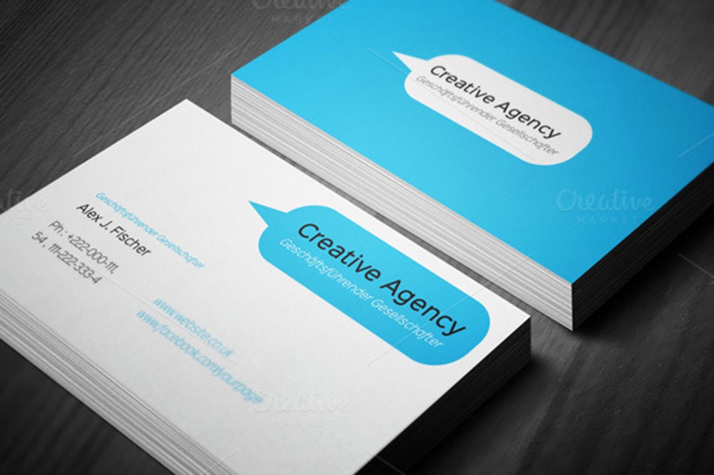 Business Cards Blue | Printing New York