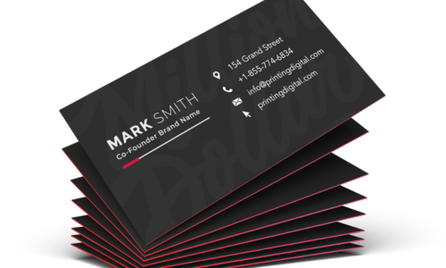 Painted Edge Business Cards 1