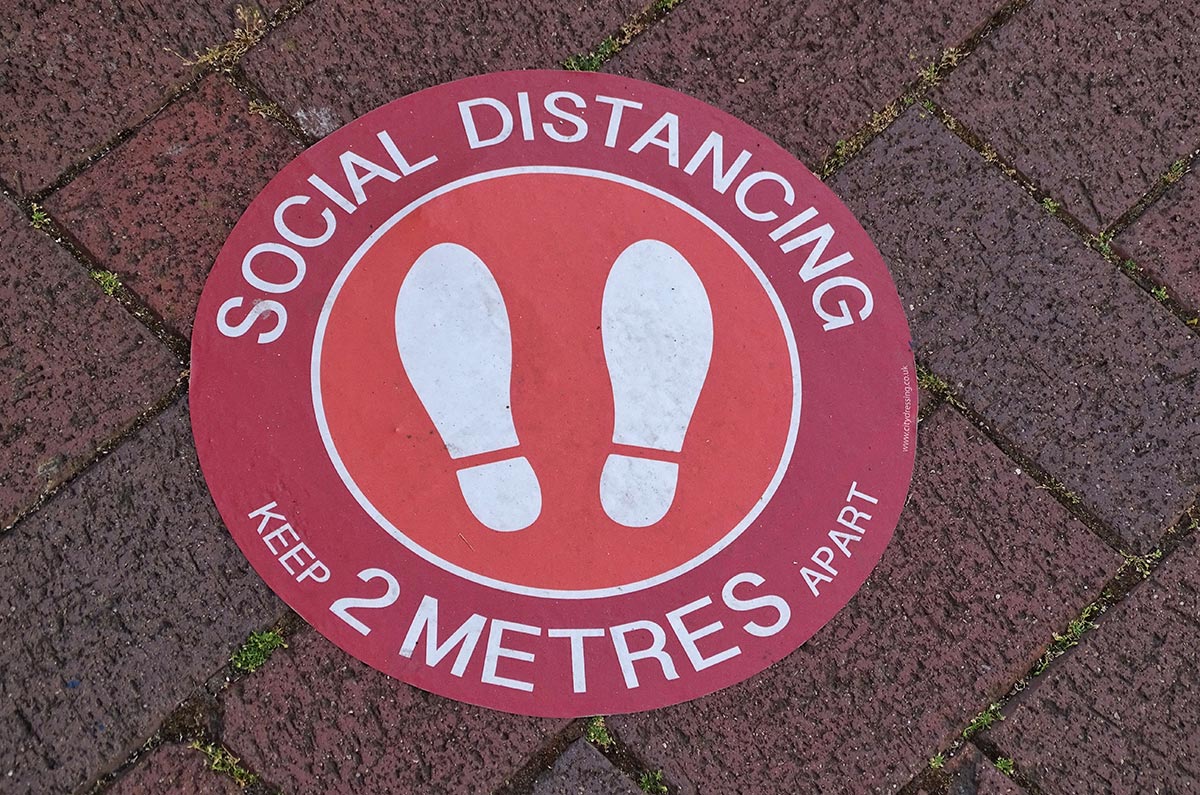 Social Distancing Floor Stickers 4